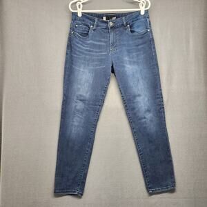 Kut From The Kloth Jeans Womens 10P Blue Mid Rise Ankle Skinny 26" Inseam